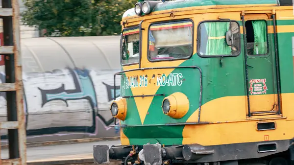 Bükreş Kuzey Tren İstasyonu 'nda Tren (Gara de Nord Bucuresti)