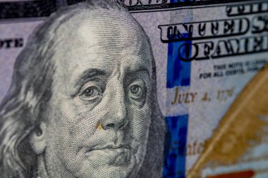 Amerikan doları banknotları, Amerikan dolarlarının detaylı fotoğrafları. Amerika Birleşik Devletleri para birimi