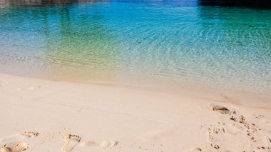 Horseshoe Bay Beach and Deep Bay Beach in Hamilton, Bermuda clipart