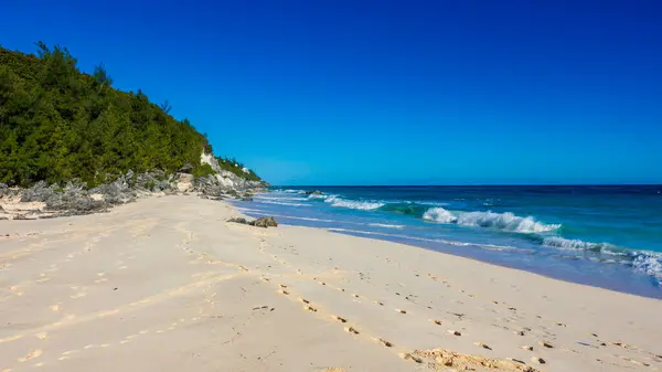 stock image Horseshoe Bay Beach and Deep Bay Beach in Hamilton, Bermuda