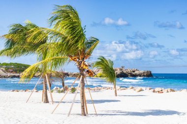 Labadee egzotik tropikal plajı, Haiti, Karayip Denizi