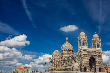 Cathedral de la Major - one of the main churches in Marseille, France clipart