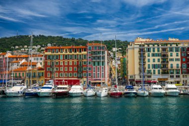 Nice Marina, France, Cote d'Azur, French Riviera clipart