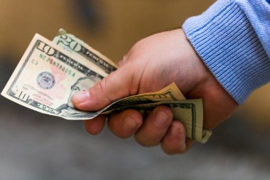 Amerikan doları banknotları, Amerikan dolarlarının detaylı fotoğrafları. Amerika Birleşik Devletleri para birimi