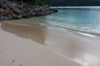 Labadee egzotik tropikal plajı, Haiti, Karayip Denizi
