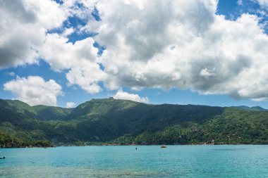 Labadee egzotik tropikal plajı, Haiti, Karayip Denizi
