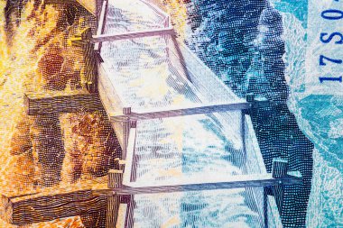 CHF para banknotları, İsviçre frangının detaylı fotoğrafı. İsviçre Frangı