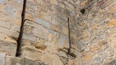 Fransa 'da Carcassonne Kalesi. Etkileyici ortaçağ kalesi.