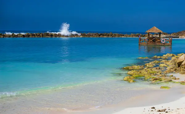 stock image Labadee exotic tropical beach, Haiti, Caribbean Sea