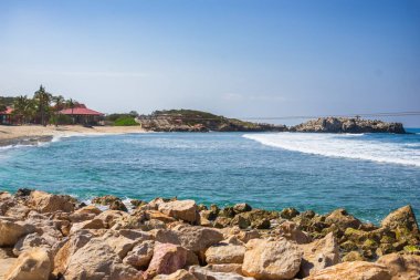 Labadee egzotik tropikal plajı, Haiti, Karayip Denizi