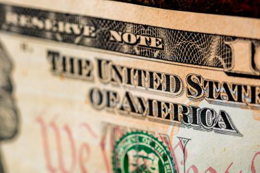 Amerikan doları banknotları, Amerikan dolarlarının detaylı fotoğrafları. Amerika Birleşik Devletleri para birimi