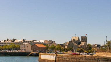 Fransa, Normandiya 'daki Cherbourg Limanı. Cotentin Yarımadası