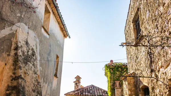 Stock image Eze village, medieval village in Provence, French Riviera