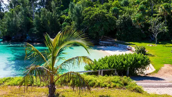 stock image Horseshoe Bay Beach and Deep Bay Beach in Hamilton, Bermuda