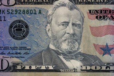 Amerikan doları banknotları, Amerikan dolarlarının detaylı fotoğrafları. Amerika Birleşik Devletleri para birimi