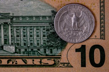 Amerikan doları banknotları, Amerikan dolarlarının detaylı fotoğrafları. Amerika Birleşik Devletleri para birimi