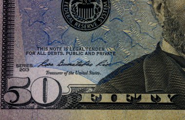 Amerikan doları banknotları, Amerikan dolarlarının detaylı fotoğrafları. Amerika Birleşik Devletleri para birimi