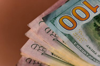 Amerikan doları banknotları, Amerikan dolarlarının detaylı fotoğrafları. Amerika Birleşik Devletleri para birimi