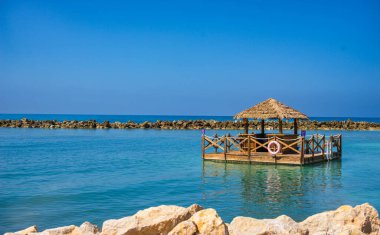 Labadee egzotik tropikal plajı, Haiti, Karayip Denizi