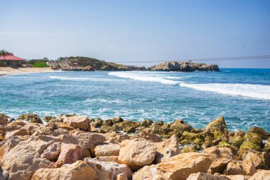 Labadee egzotik tropikal plajı, Haiti, Karayip Denizi