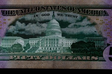 Amerikan doları banknotları, Amerikan dolarlarının detaylı fotoğrafları. Amerika Birleşik Devletleri para birimi