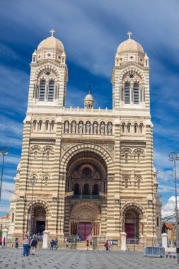 Cathedral de la Major - one of the main churches in Marseille, France clipart