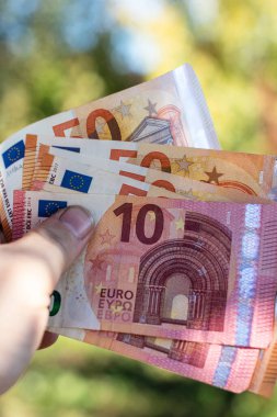 EURO Para Birimi Banknotu. EUR Para Birimi