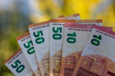 EURO Para Birimi Banknotu. EUR Para Birimi