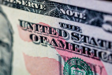 Amerikan doları banknotları, Amerikan dolarlarının detaylı fotoğrafları. Amerika Birleşik Devletleri para birimi