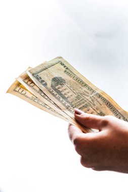 Amerikan doları banknotları, Amerikan dolarlarının detaylı fotoğrafları. Amerika Birleşik Devletleri para birimi