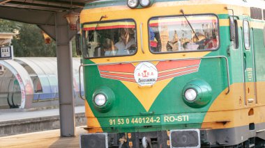 Bükreş Kuzey Tren İstasyonu 'nda Tren (Gara de Nord Bucuresti)