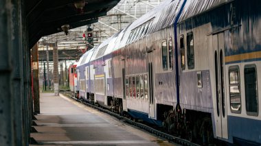 Bükreş Kuzey Tren İstasyonu 'nda Tren (Gara de Nord Bucuresti)