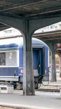 Bükreş Kuzey Tren İstasyonu 'nda Tren (Gara de Nord Bucuresti)