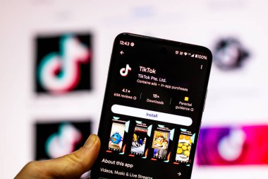 Romanya seçimlerinde kullanılan TikTok sosyal medya uygulaması