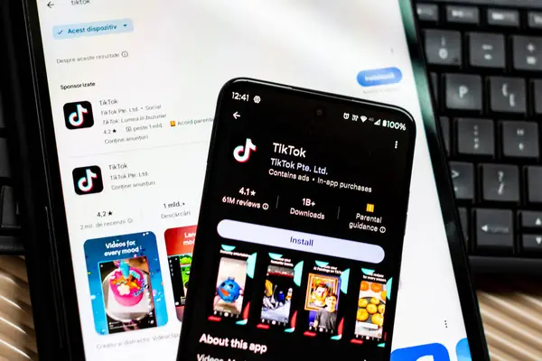 Romanya seçimlerinde kullanılan TikTok sosyal medya uygulaması