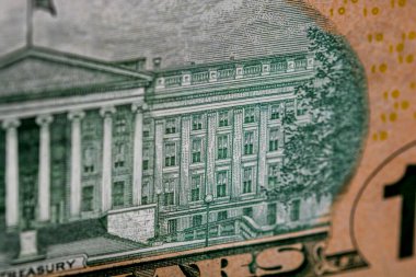 Amerikan doları banknotları, Amerikan dolarlarının detaylı fotoğrafları. Amerika Birleşik Devletleri para birimi