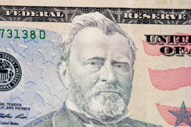 Amerikan doları banknotları, Amerikan dolarlarının detaylı fotoğrafları. Amerika Birleşik Devletleri para birimi