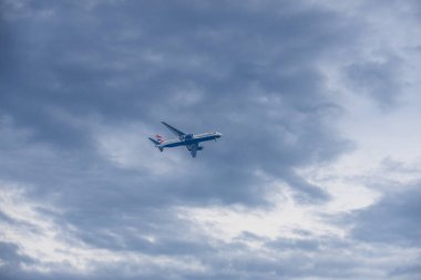 British Airways uçağı Nice, Fransa 'ya indi.