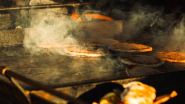 Traditional food at Bucharest Christmas Market clipart