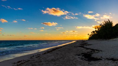 Horseshoe Bay Sahili ve Hamilton, Bermuda 'daki Deep Bay Sahili