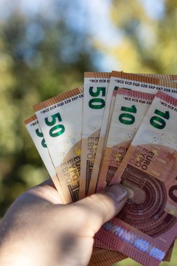 EURO Para Birimi Banknotu. EUR Para Birimi