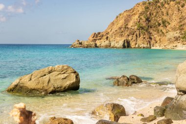 Saint Barthelemy Plajı (St. Barts, St. Barth, St. Barth)