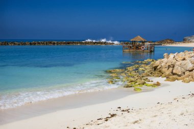 Labadee egzotik tropikal plajı, Haiti, Karayip Denizi