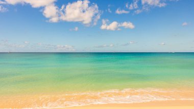 Barbados Adası 'nın Sandy Paradise Plajı, Karayip Adası