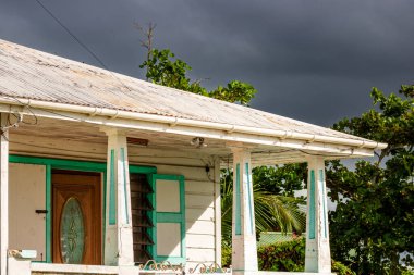 St. John, Antigua ve Barbuda 'daki eski ev.