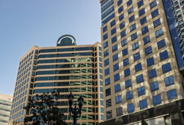 San Diego, California şehir merkezi finans bölgesi. ABD şehir silüeti ve gökdelenleri