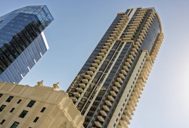 San Diego, California şehir merkezi finans bölgesi. ABD şehir silüeti ve gökdelenleri