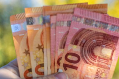 EURO Para Birimi Banknotu. EUR Para Birimi