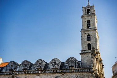 Assisi 'li Aziz Francis Bazilikası veya Eski Havana, Küba' daki San Francisco Convento de Asis.