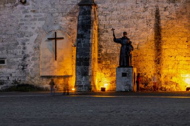 Assisi 'li Aziz Francis Bazilikası veya Eski Havana, Küba' daki San Francisco Convento de Asis.